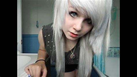 Scene Girl With White Hair