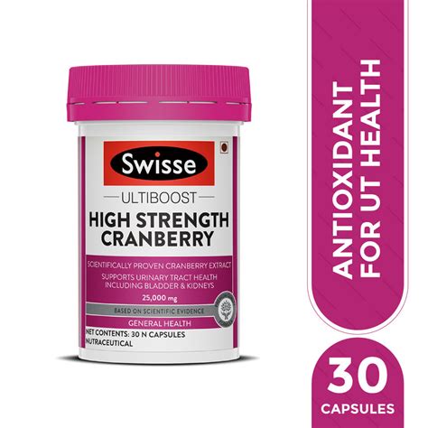 Buy Swisse Ultiboost 25000 Mg High Strength Cranberry 30 Capsules 19