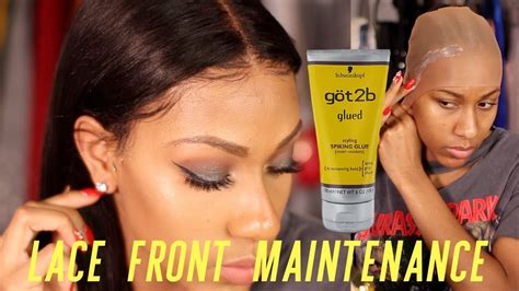 Secrets Revealed Lace Frontal Wig Maintenance And Install No Glue Youtube