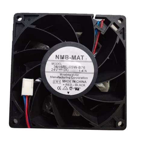 Black NMB MAT DC Cooling Fan Model Name Number 3615RL05W B79 Size