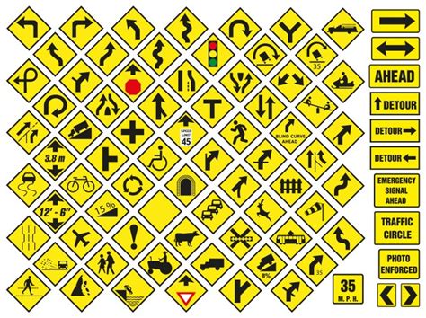 Animated Road Signs Vector Images (over 3,500)