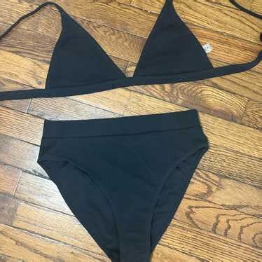 Black Triangle Bikini Set Gem