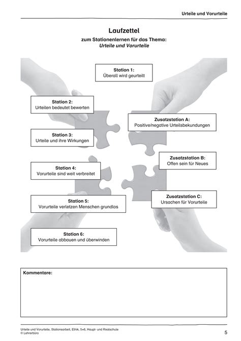 Ethik Arbeitsblätter Sekundarstufe I Lehrerbüro
