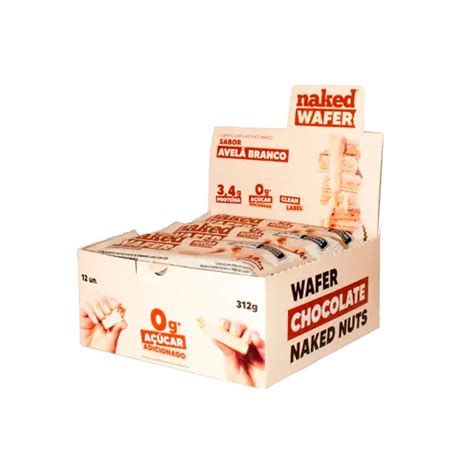 Naked Bites Barra Prote Na Wafer Avel Branco Cx Un Take It Vita Shop