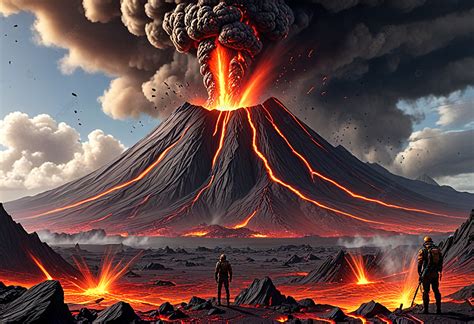 Volcano Eruption Background, Wallpapers, Social Media Post, Background ...