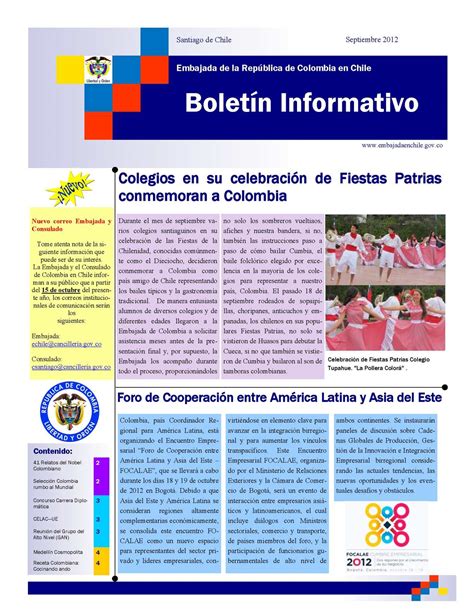 Calaméo Boletín Informativo Septiembre