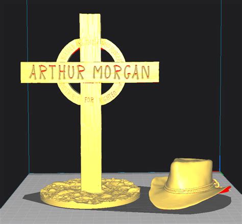 Stl File Arthur Morgan Grave 🦸 ・3d Print Object To Download・cults