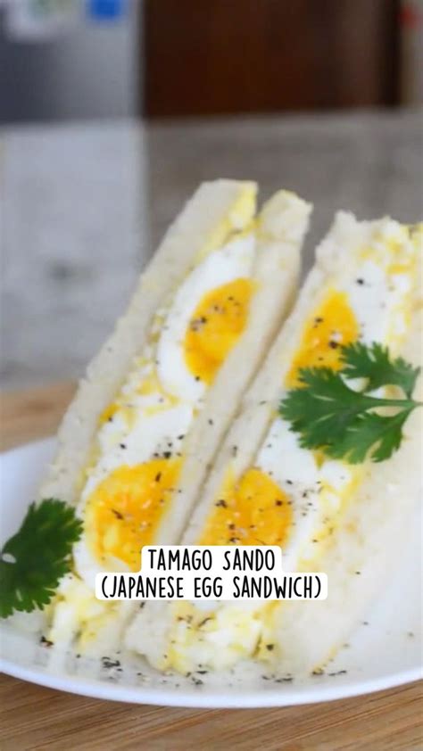 Tamago Sando Japanese Egg Sandwich Egg Sandwish Recipe Japanese