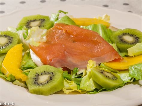 Salade Exotique De Truite Fum E Au Kiwi Et Mangue Recette Par Kilometre