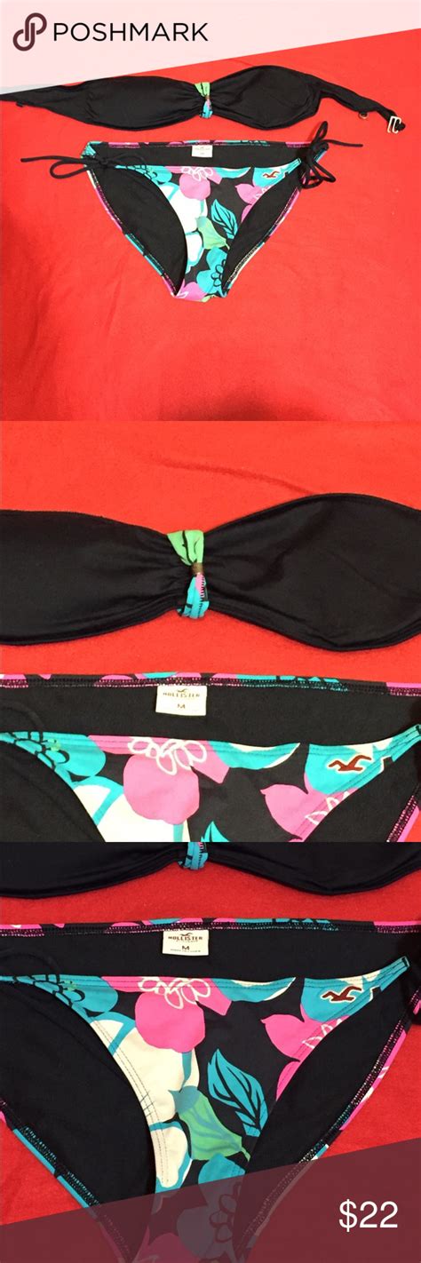 Tropical Hollister Pattern Bikini Beautiful Bikini Sides On The Bottom