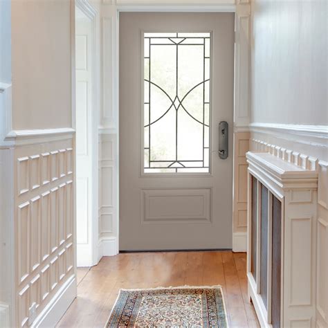 Fiberglass Entry Doors With 3 4 Glass Door Glass Door Ideas