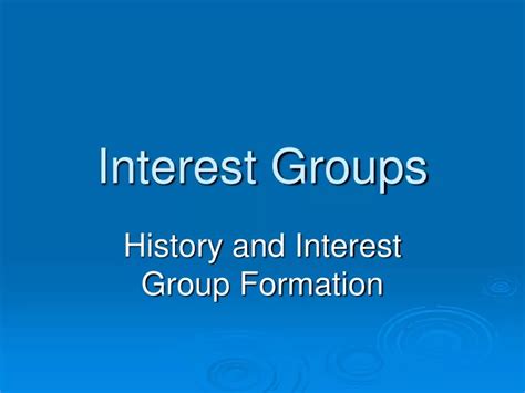 Ppt Interest Groups Powerpoint Presentation Free Download Id 9341029