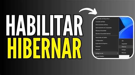 Como Habilitar O Hibernar No Windows Ativar Fun O Hibernar Youtube