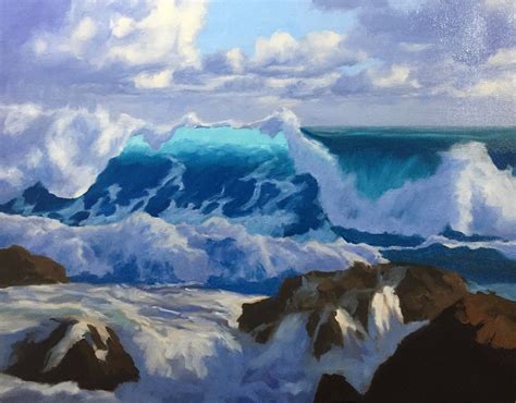 How To Paint A Dramatic Seascape Samuel Earp Artist