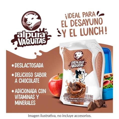 Leche Alpura Vaquitas Sabor Chocolate Ml Bodega Aurrera Despensa