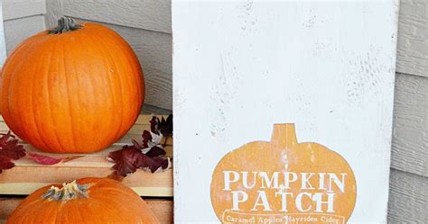 DIY Pumpkin Patch Sign - My Someday in May