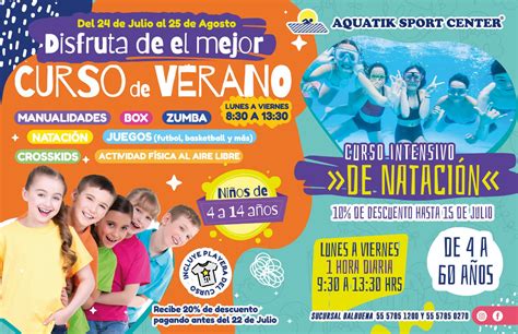 Curso De Verano 2023 Aquatik Sport Center