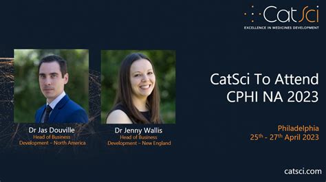 Catsci To Attend Cphi North America 2023 Catsci