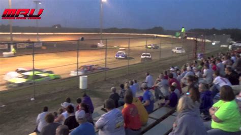 Imca Stock Car A Main At Stuart International Speedway On August 18th