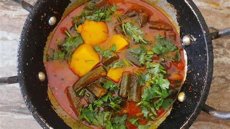 Masaledar Bhindi Aloo Ki Sabzi Masaledar Bhindi Aloo Ki Sabzi Kaise