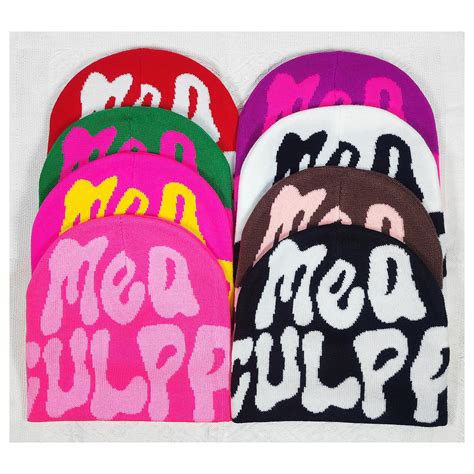 Graphic MEA Beanie Y2k Women Ideal Gift Winter Culpa Beanie Light