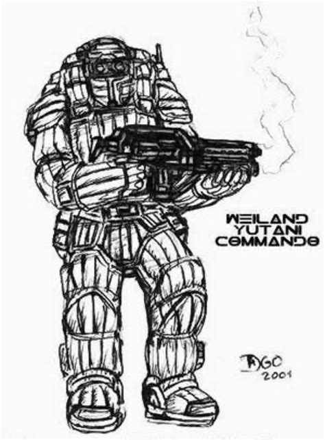 Weyland Yutani Commando Sci Fi Armor