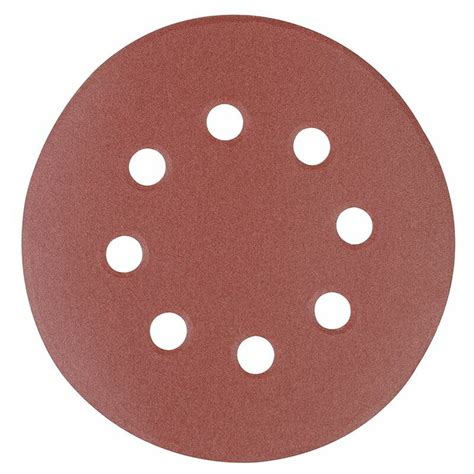 Silverline Hook Loop Discs Punched Mm Pk Grit