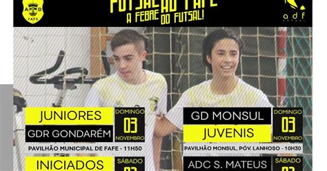 Montelongo Desportivo Todos Os Jogos Da Forma O De Futsal Da Ad Fafe