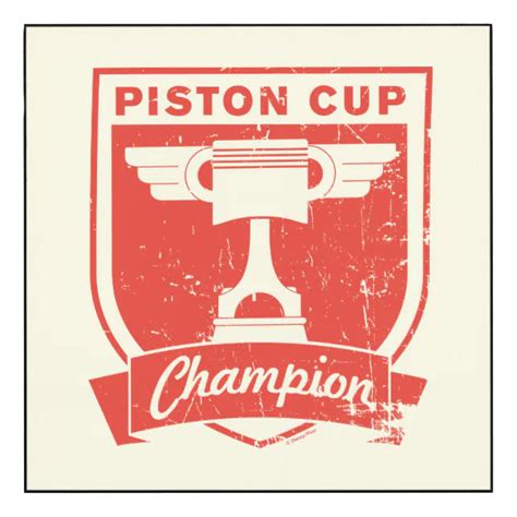 Cars 3 | Piston Cup Champion Wood Wall Art | Zazzle