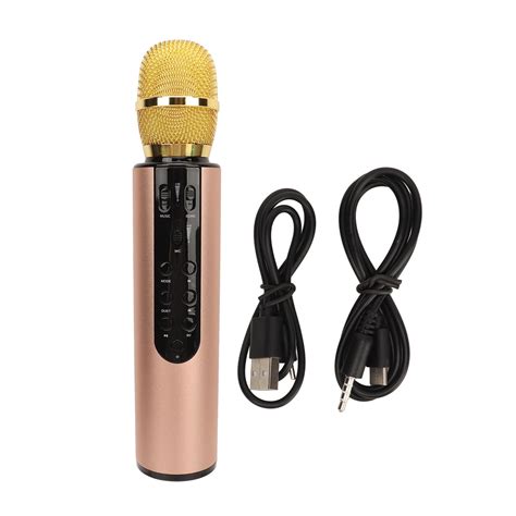 Bluetooth Karaoke Mic Dual 5W Speakers Clear Sound 2000mAh Battery ...