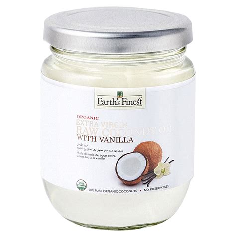 Earth S Finest Organic Extra Virgin Coconut Oil Vanilla Jomla Ae