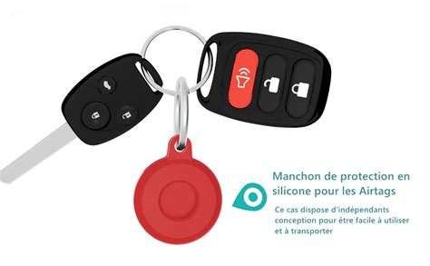 Zcooooool Pi Ces Tui Airtag Paissi Housse De Protection En Silicone