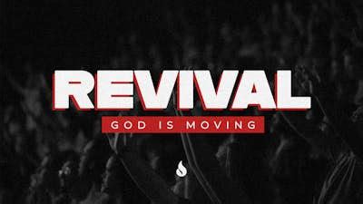 Revival Flame Icon Worship Photo Noise | Church Motion Graphics