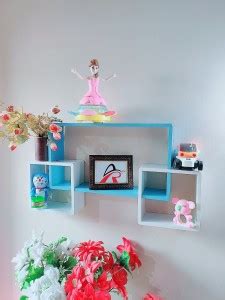 AR SABRI SHOPEE Wall Shelf Intersecting Shape Shelves Wall Mounted For