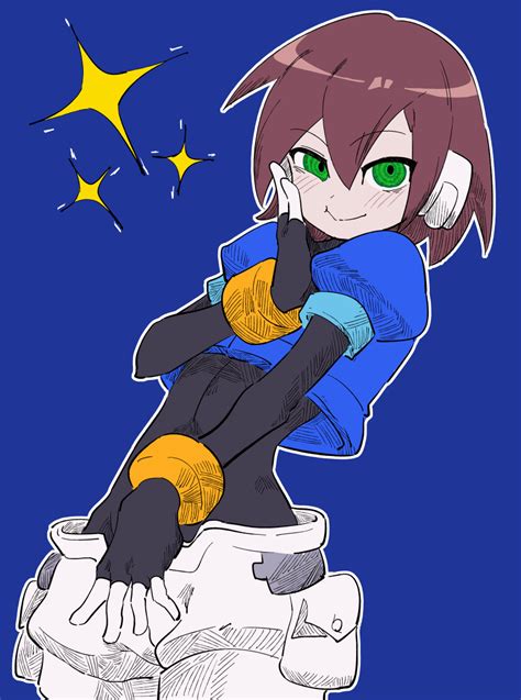 Safebooru 1girl Absurdres Aile Mega Man Zx Black Bodysuit Blue