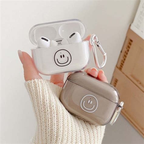 Cute Smiley Aesthetic Airpods Case Airpods 3 Case Cover Case Etsy