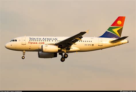 Zs Sfg South African Airways Airbus A319 131 Photo By Severin