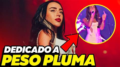 Nicki Nicole Rompe En Llanto En Concierto Y Manda Mensaje A Peso Pluma