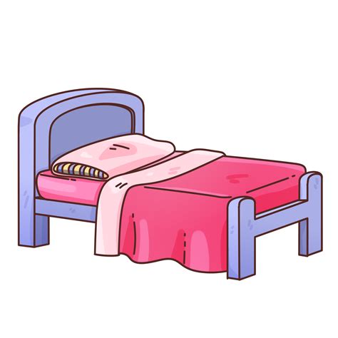 Download Sleeping Time Objects Clip Art Cartoon Bed For Free