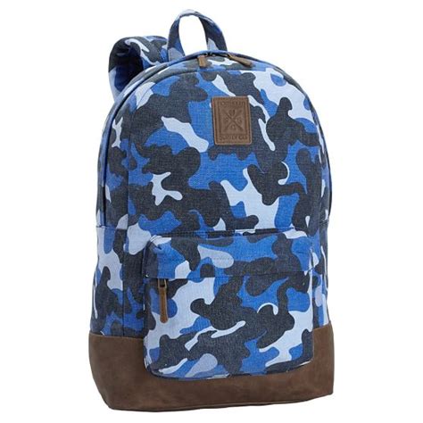 Blue Camo Teen Backpack Pottery Barn Teen