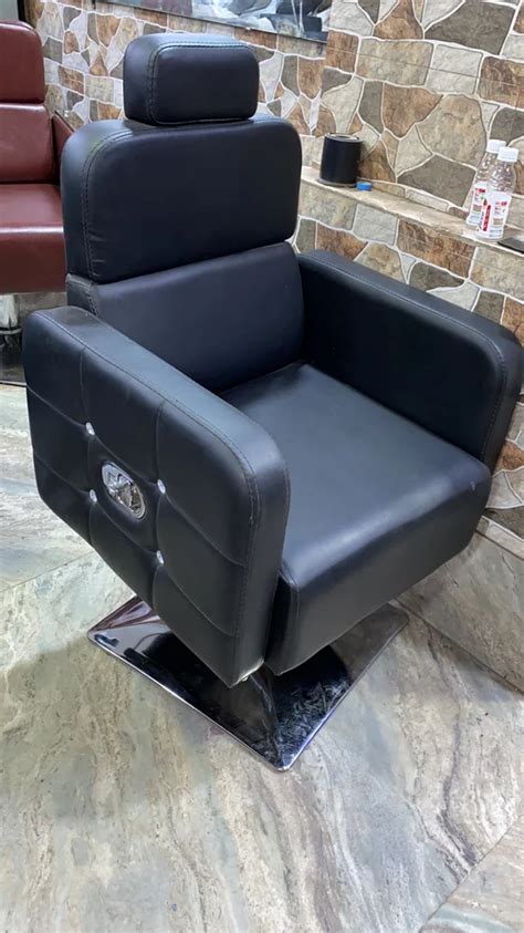 Rexine Salon Black Hydraulic Chair At Rs In New Delhi Id