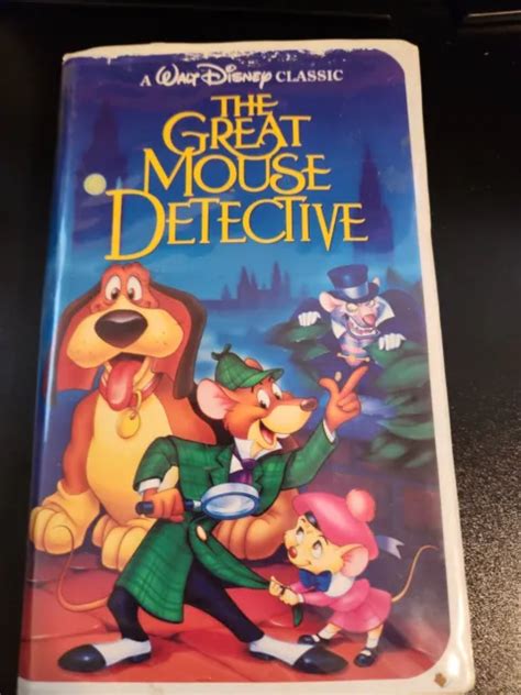 WALT DISNEY S CLASSIC The Great Mouse Detective VHS 1992 6 58