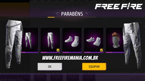 Calça Angelical Branca Free Fire veja como conseguir Free Fire Mania