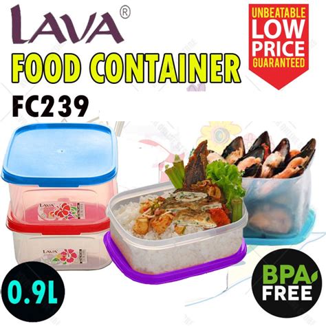 LAVA Food Container Bekas Makanan FC239 900ml BPA Free Lazada