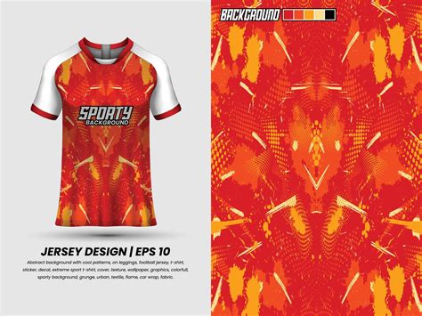 Soccer Jersey Design For Sublimation Sport T Shirt Design Template Jersey 16595240 Vector Art