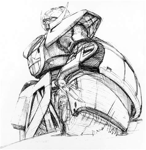 Yasuda Akira Turn A Gundam Designs Anatomy Study, Gundam Art, Hotel Art ...