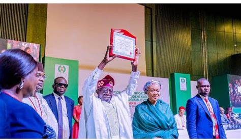 Inec’s Certificate Of Return Is Like World Cup Trophy To Me Tinubu