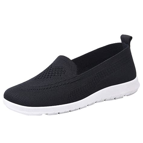 Orthopedic Walking Shoes For Women Womens Woven Breathable Soft Sole