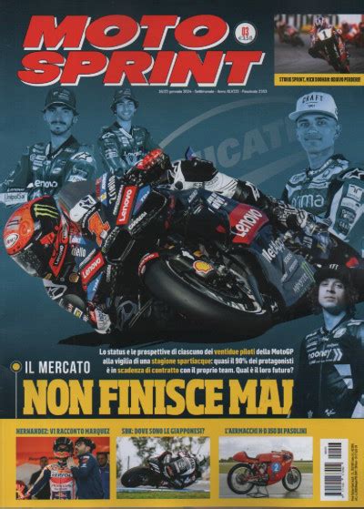 Motosprint N Gennaio Settimanale Italiano Edicola Shop