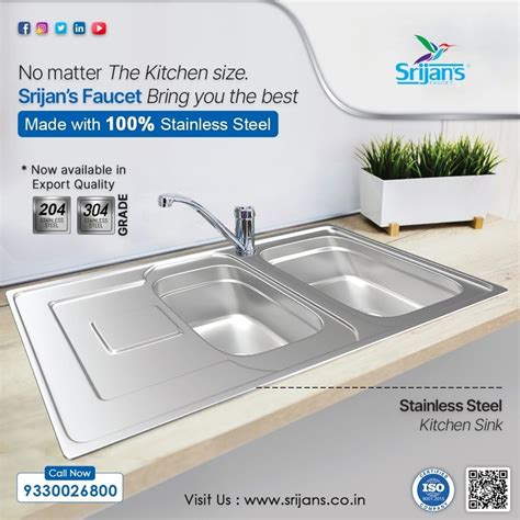 Modern Stainless Steel Kitchen Sink